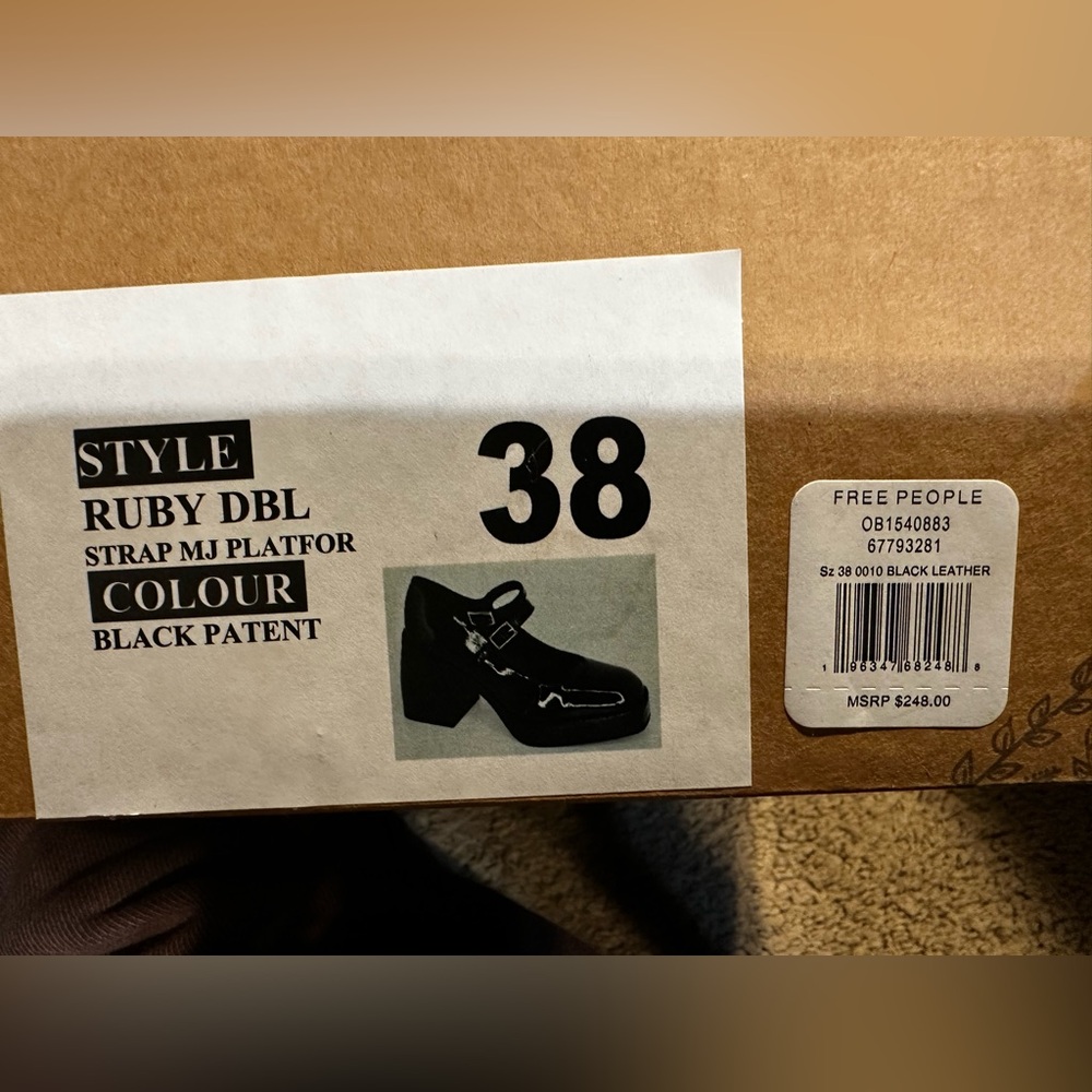 Ruby DBL strap MJ Platform Black size 38